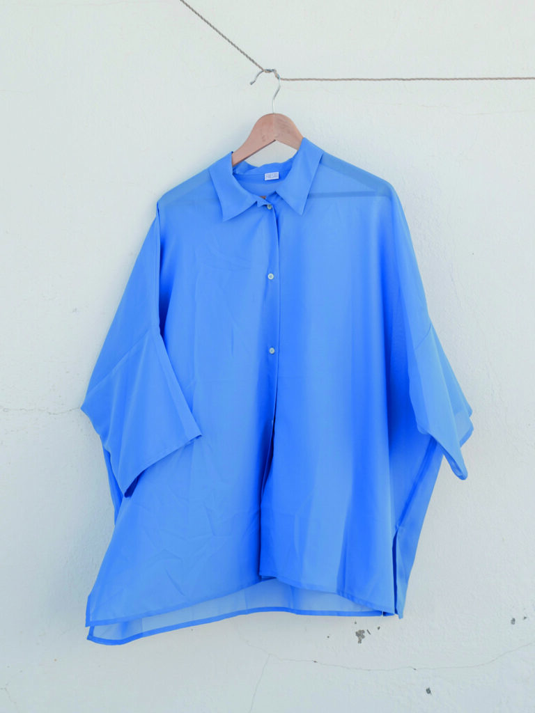 100% recycled Antea Shirt - Cielo-al-mattino