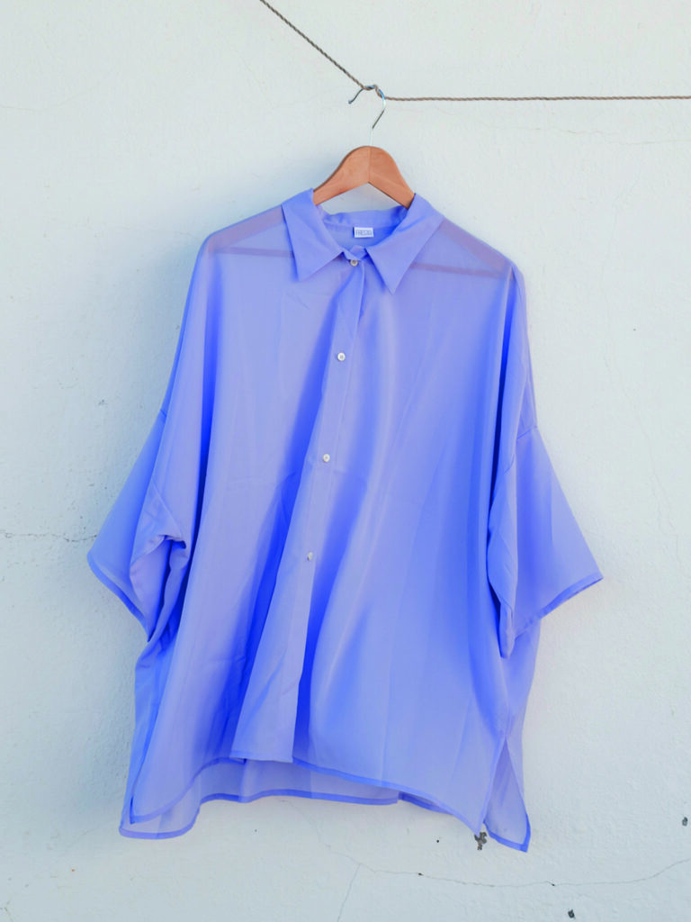 100% recycled Antea Shirt - Cielo-al-crepuscolo