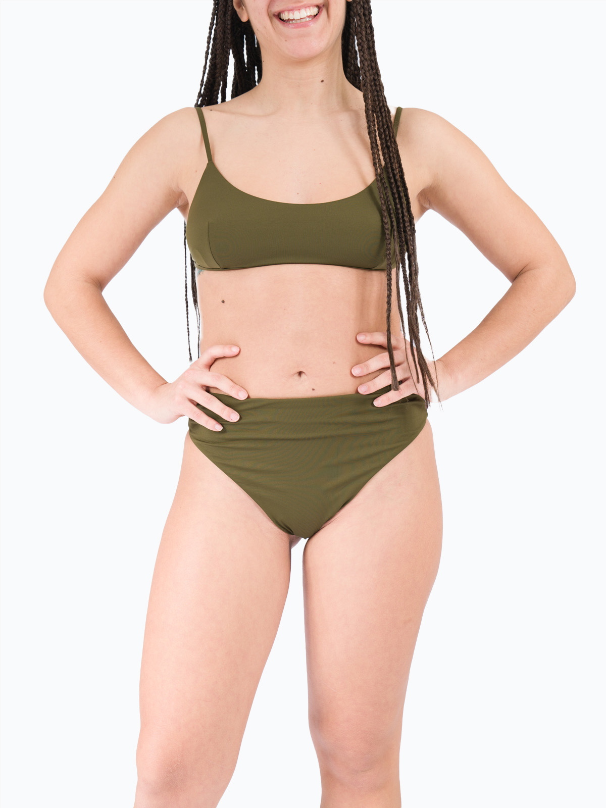 Pars Top - Olive-green